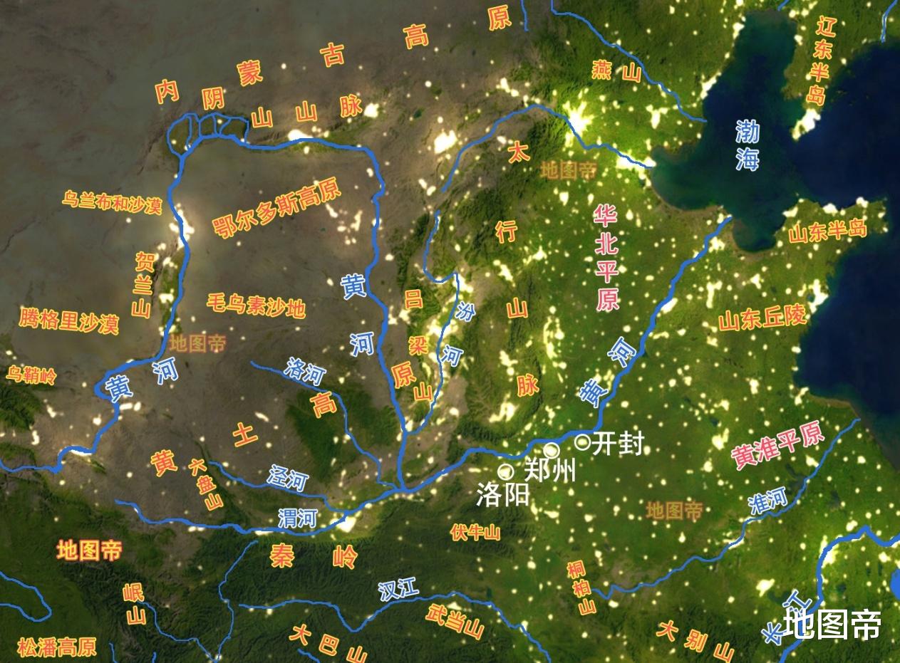 地图帝 河南哪个城市的地理位置最好?