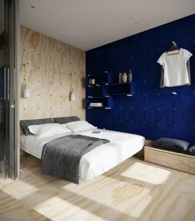 卧室装修别再整床头柜了,不如花心思做个好用的床头板,增加收纳