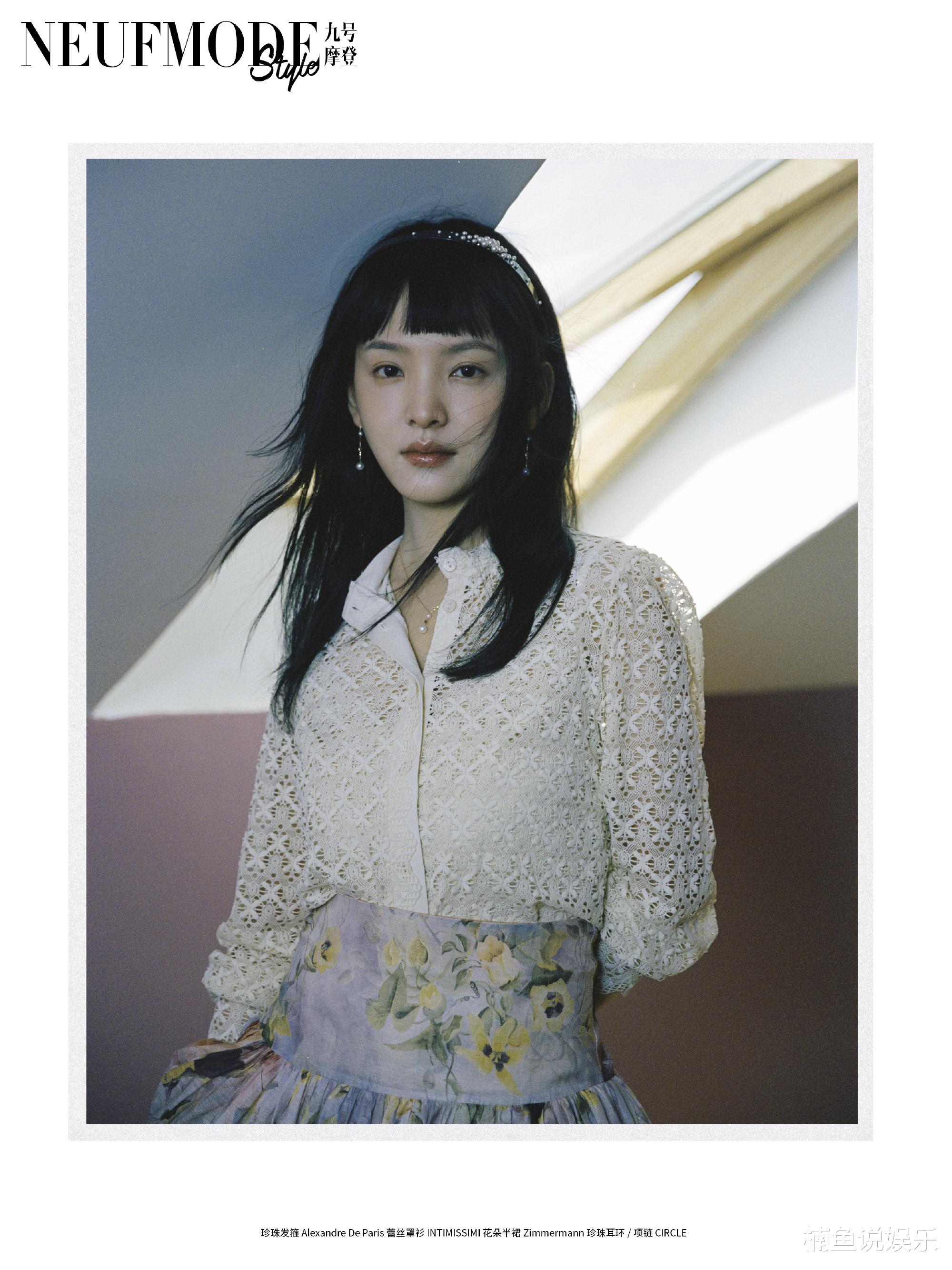 洛丽塔|24岁章若楠好甜！齐刘海长发演绎洛丽塔女孩，少女感十足