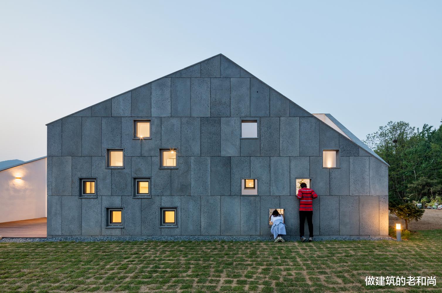 建筑师|韩国建筑师为父母设计的退休住宅：一个兼顾隐私和开放的乡村家园