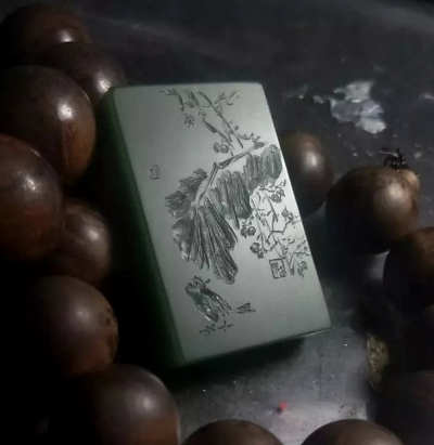 菊花一角|玉雕大师——李光增