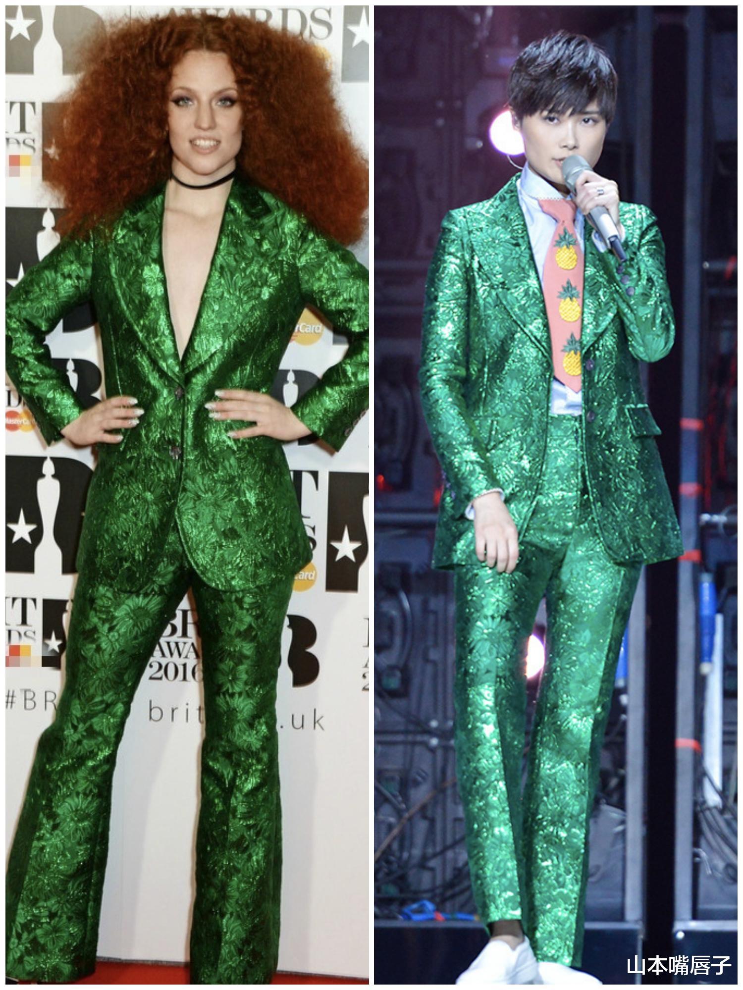 宋祖儿|宋祖儿穿乳胶衣裤腿塞不满，卡戴珊穿同款，要俩人帮忙才能塞进去