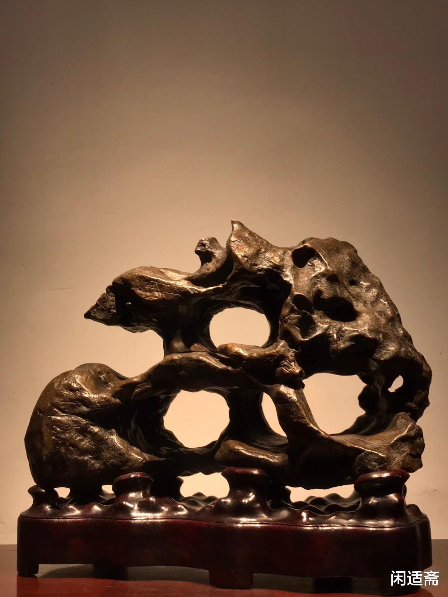 太湖石|文人赏石，太湖石，嵐烟