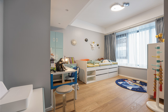 |175平现代四居室扩充大中厨，打造儿童套房