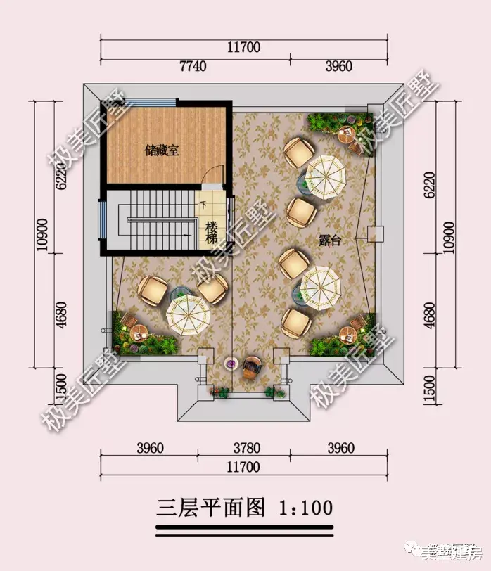 11.7×10.9米怎么建好房,看看这款,看过的都说好