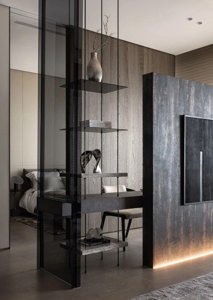 设计师|大学老师的105㎡新家，光是一个客厅就迷住了我，这才叫高级感