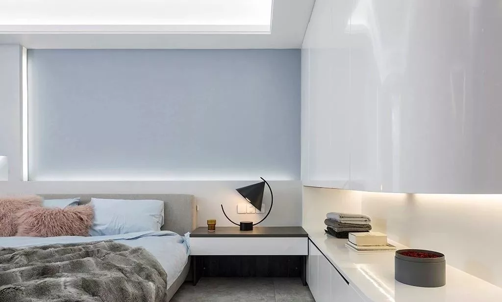 |126平现代简约三室,线条时尚质感高级