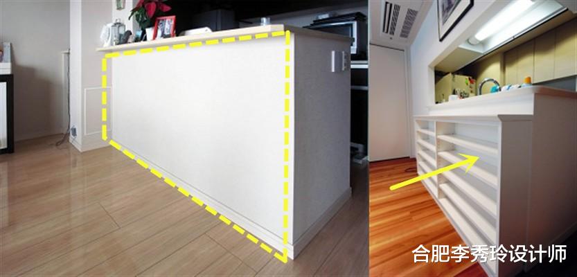 工地|岛台侧边加10公分宽薄柜,别看不起眼,收纳力跟橱柜不相上下