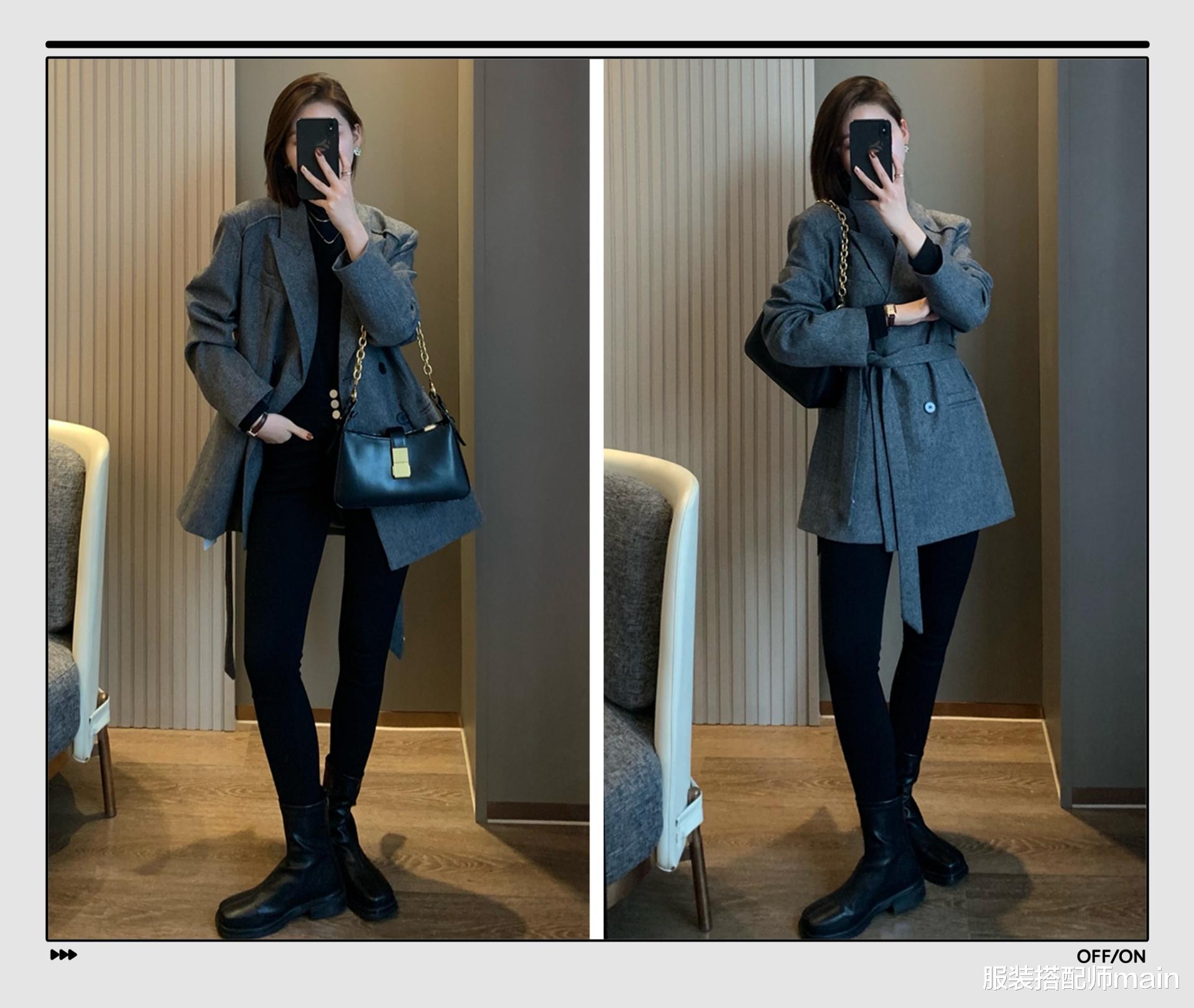 服装搭配师main 大骨架女生秋季该怎么穿？3种搭配思路，扬长避短穿出高级感