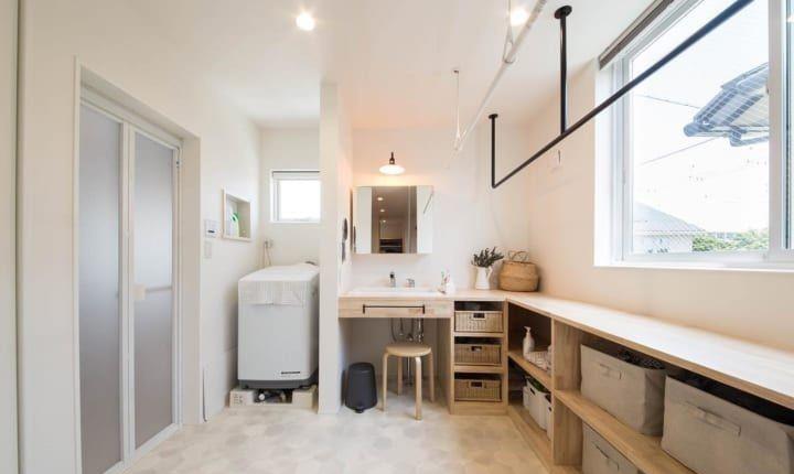 洗漱台外移做单间,内设洗衣房、衣帽间,这是家居界的“大局观”