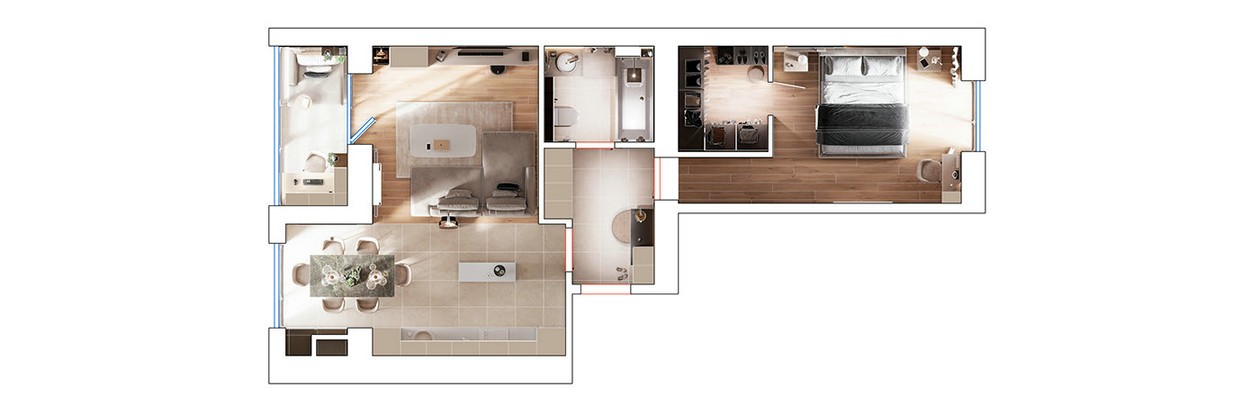 64平方公寓小设计