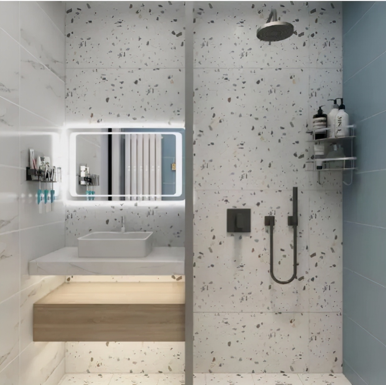 装修设计大全|小卫生间注定憋屈？网友：我家才2㎡这么装真好用！