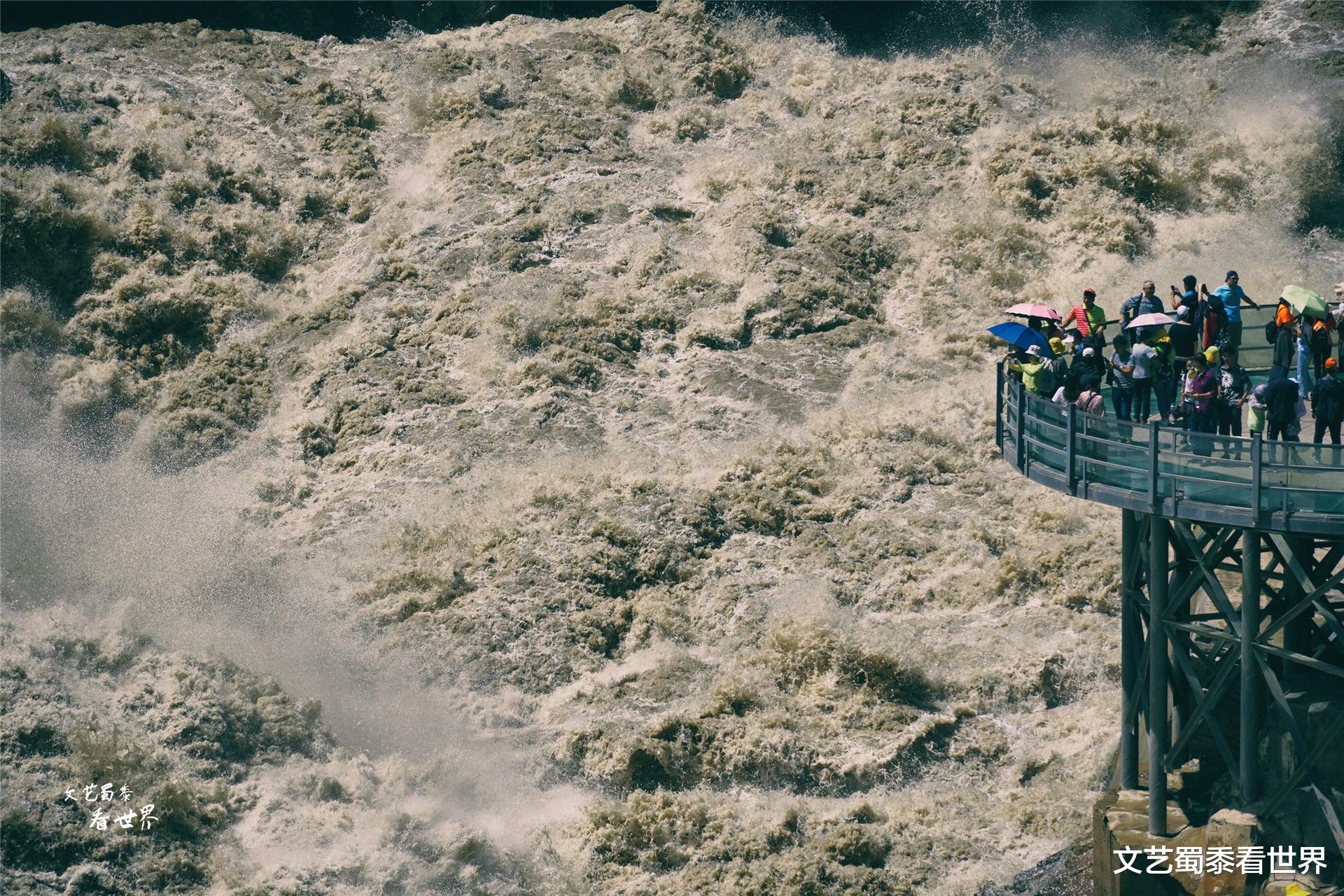 九華山 虎跳峽終于重新開放了，它最兇險(xiǎn)的時(shí)候到了，它狂暴起來勢(shì)不可擋