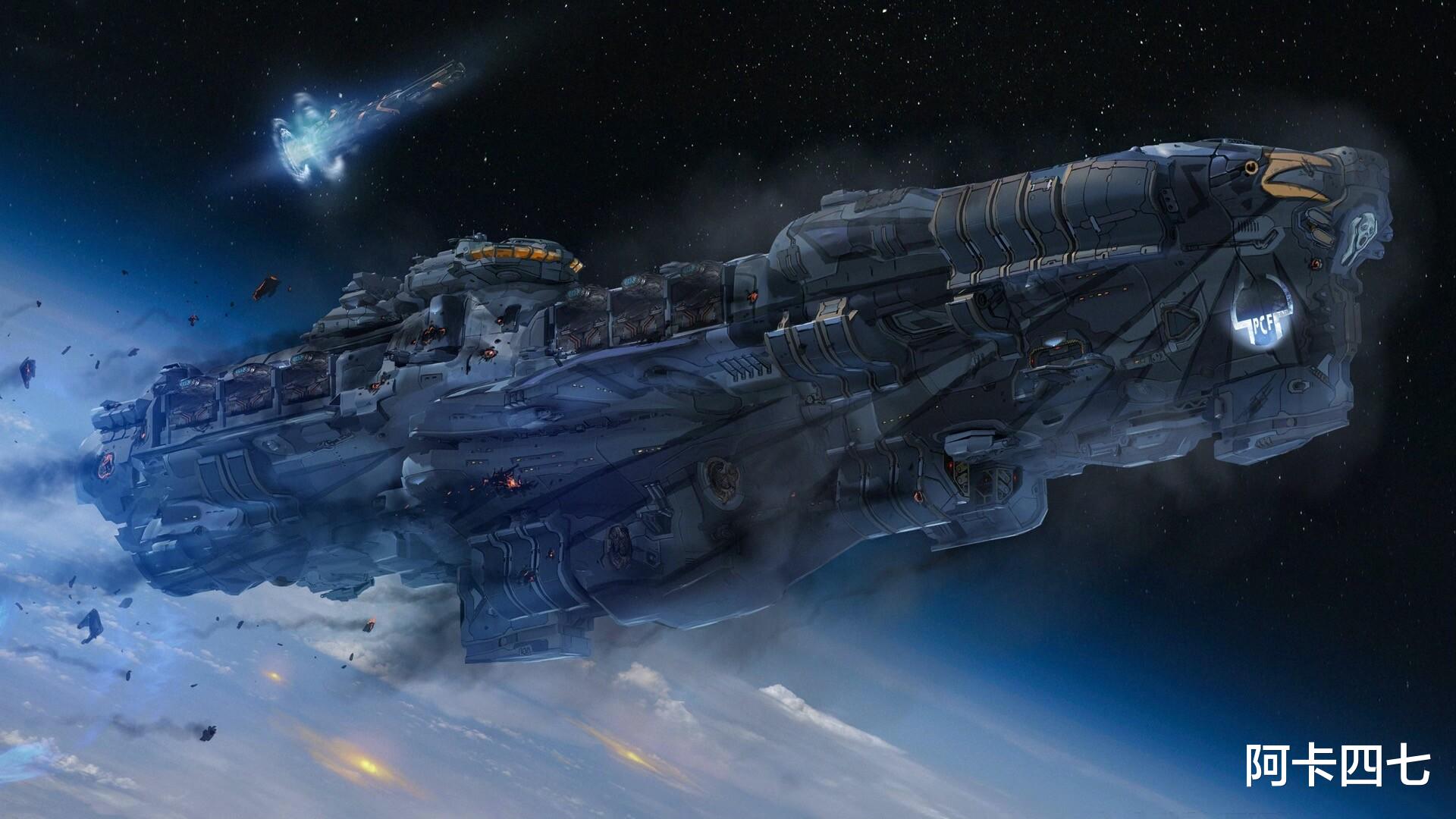 |载荷8000吨，极限速度25马赫！科幻战舰“空天航母”有多猛？