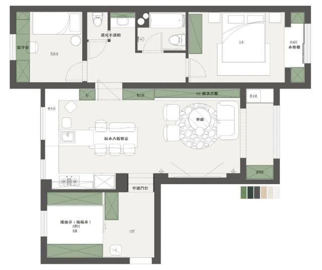 |96平惊艳现代风，有梦想中的美妙和现实生活的烟火气息