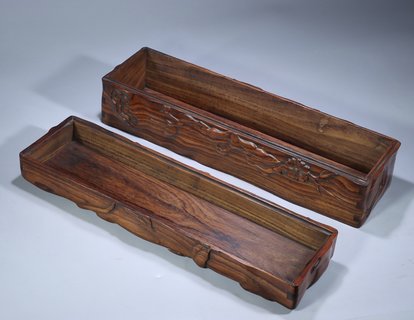 沉香木|清代：沉香木雕·冲天耳炉