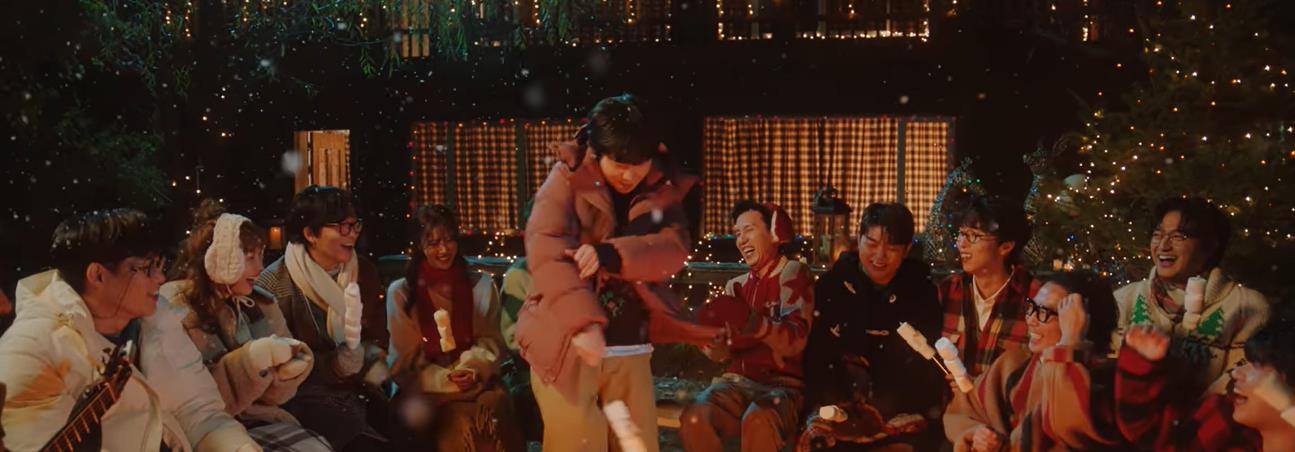刘在石|刘在石公司家族圣诞歌发布！全公司艺人出动合作，美珠：是天堂啊