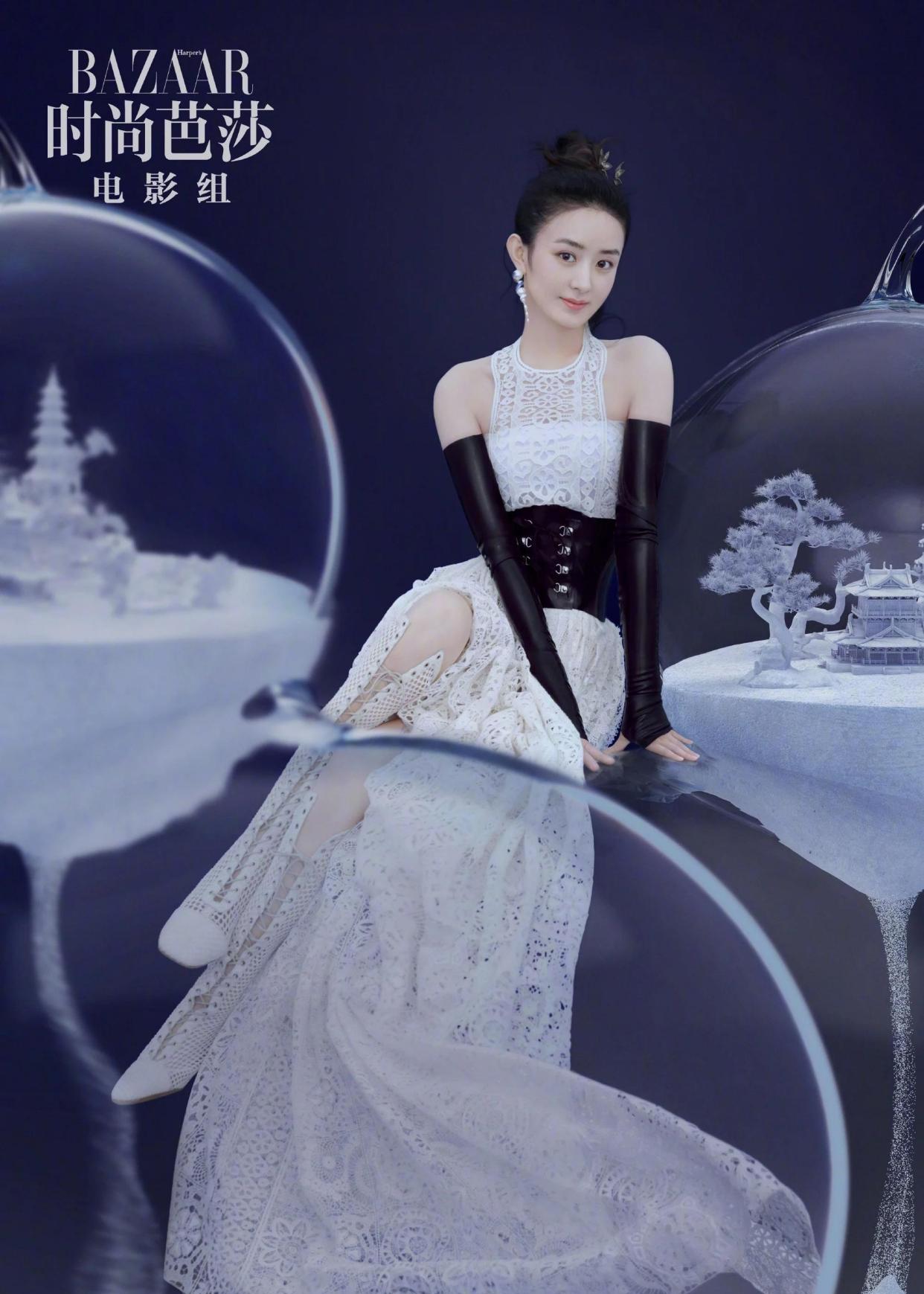 甘薇|最美的时尚女王，不一样的月宫仙子，赵丽颖永远这么美！