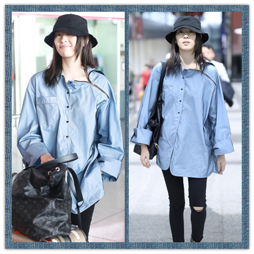 BiuVogue|童瑶的穿搭方式太普通了，素颜的样子不像是明星，但越看越高级