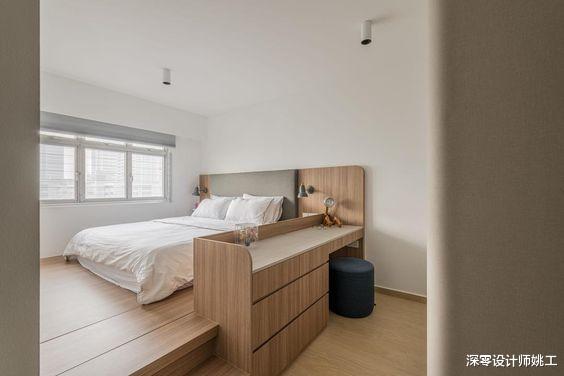深零设计师姚工|条件允许，更建议床边用这7个做隔断，原地至少能再多一个功能区