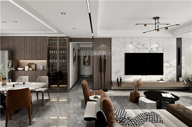 红星天铂131m2现代风格：实用又好看，怪不得这么多人都喜欢