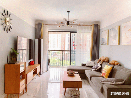 越来越多人喜欢简装，100㎡总共只花15万，温馨舒适看着也舒服