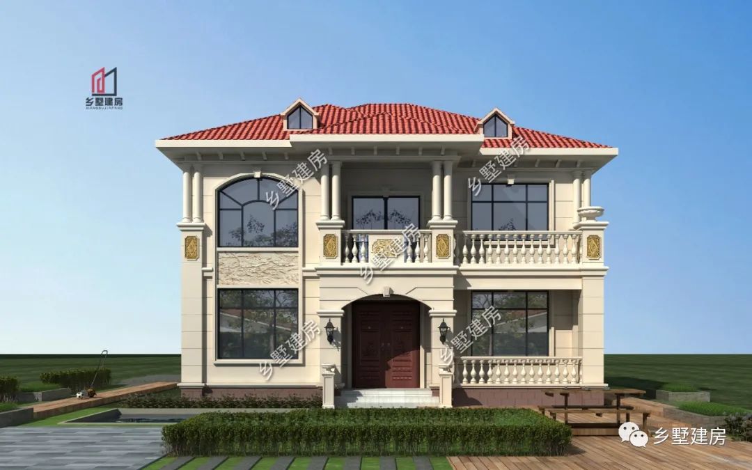 精致农村二层别墅，造价经济布局舒适，心动不如收藏