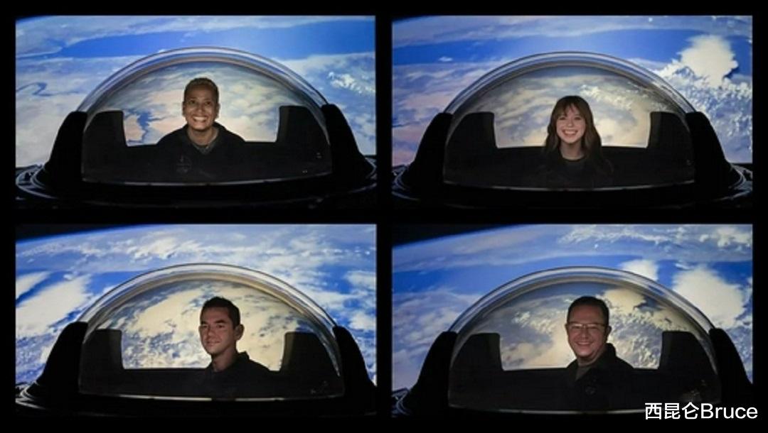 航天 你有心动吗？Space X送4名平民进太空，其中一人是抽奖拿到的名额
