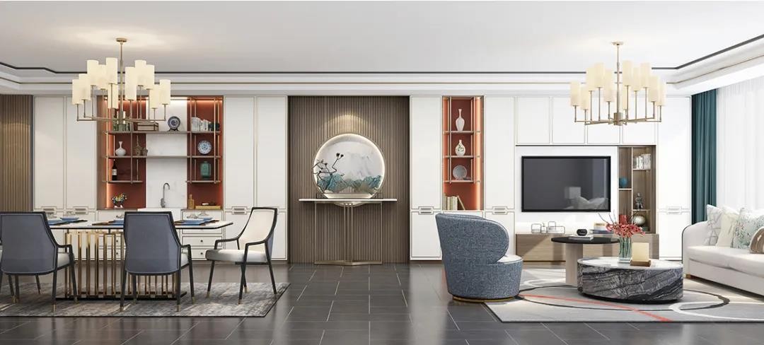 创品装饰|六大家居风格餐厅设计，“食”在有一套