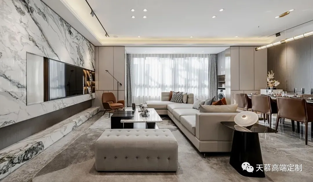 样板间案例 | 138㎡ 意式极简，让生活更有情调！