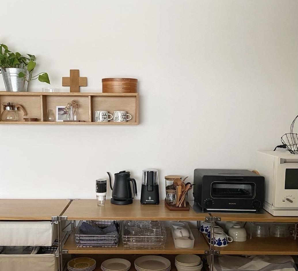 45㎡,该扔就扔!全屋物品罗列得有条不紊,一个人也要过精致生活