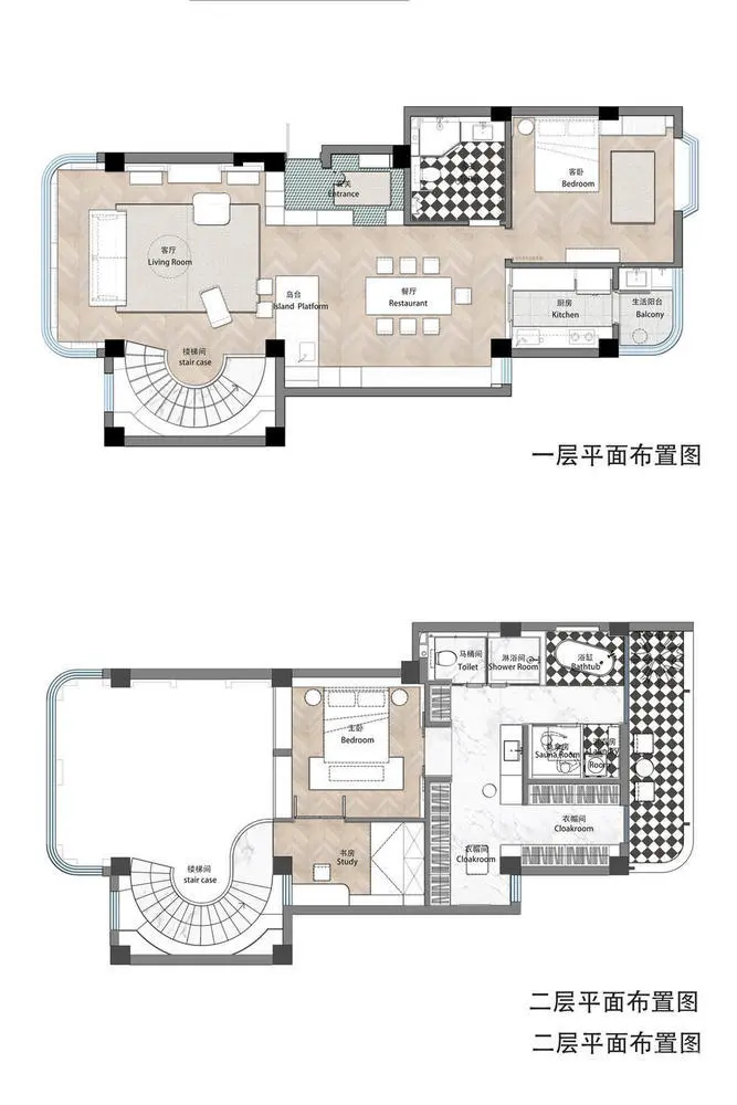 175㎡老房改造，职住一体的小跃层，竟然还藏了一个图书馆