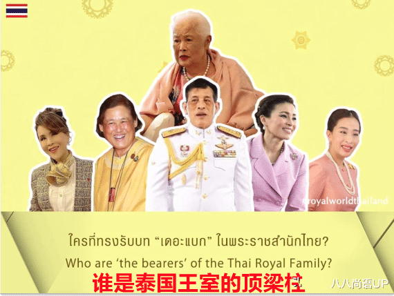 张艺兴|泰王室一家六口照，苏提达穿紫色西服气质高贵，地位与诗琳通一样