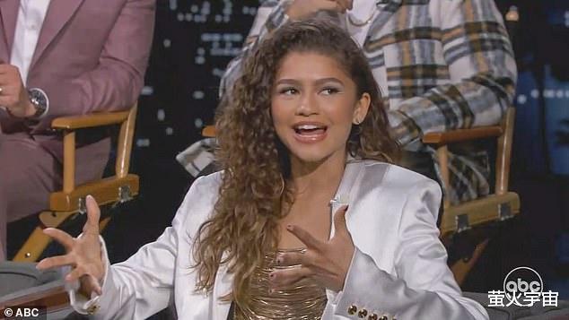 赞达亚|25岁荷兰弟携女友上吉米秀，讲拍摄趣事，赞达亚评最爱蜘蛛侠