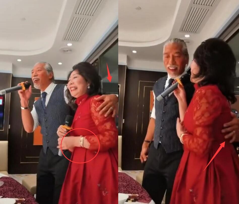 张耀扬|58岁张耀扬红光满面紧搂美女，头发花白认不出，女友小他25岁