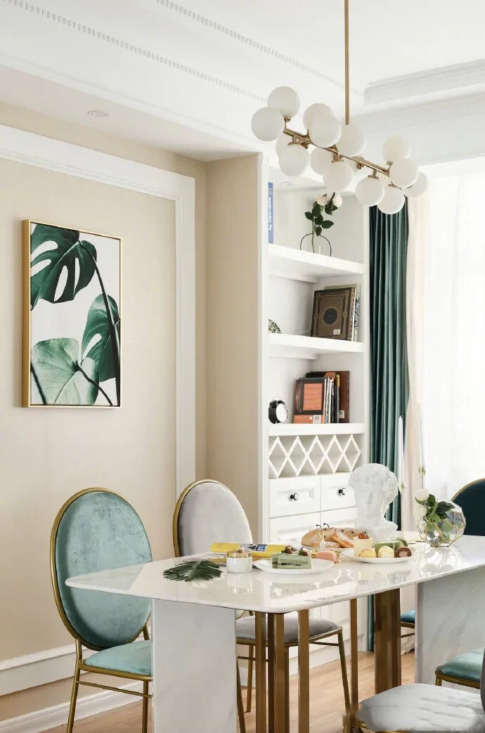 120平米经典美式风新房,简约装修大气又温馨,入户就感觉温馨