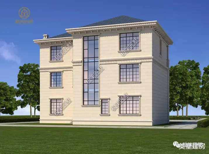 超级豪华的三层别墅,农村建一栋,全村人都羡慕!