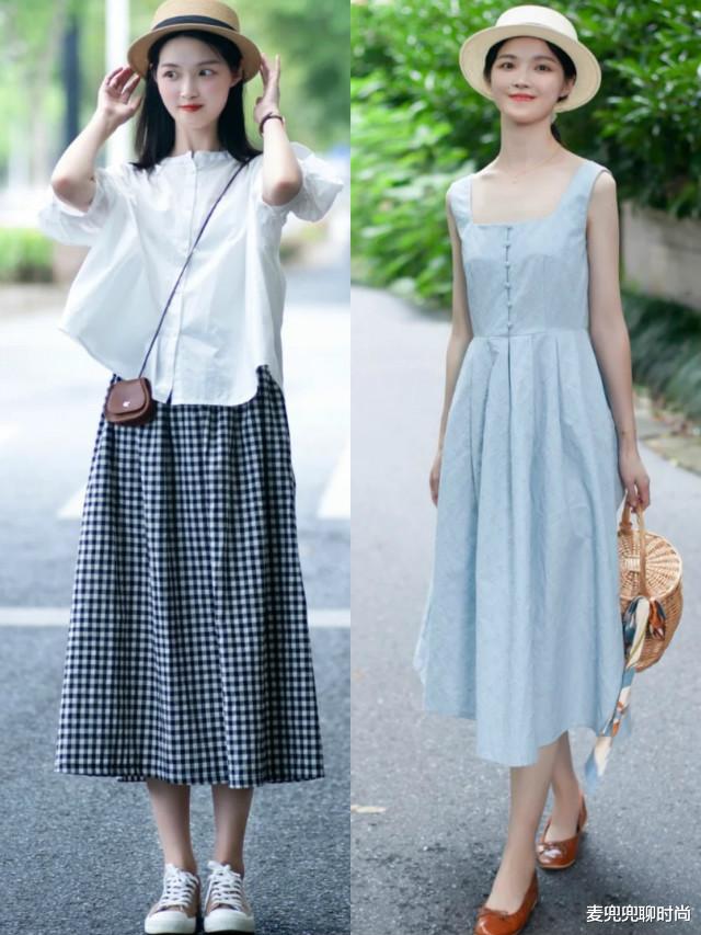 麦兜兜聊时尚|放弃你的阔腿裤吧!瞧,今年流行的“三褶裙”,胖子+矮子都能穿