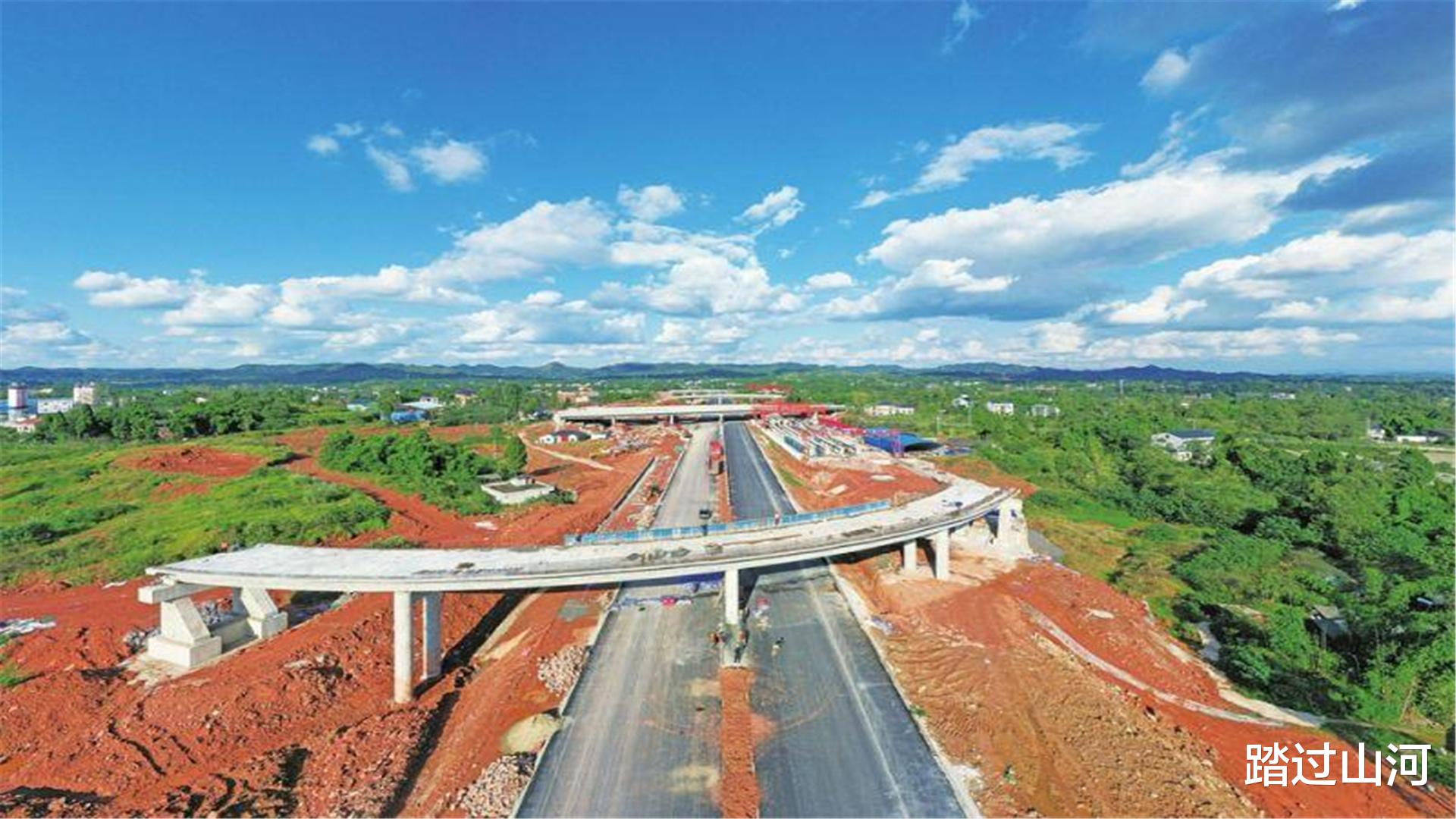 踏过山河 川渝再添“新通道”，全长50公里年底通车，大足到内江仅需30分钟