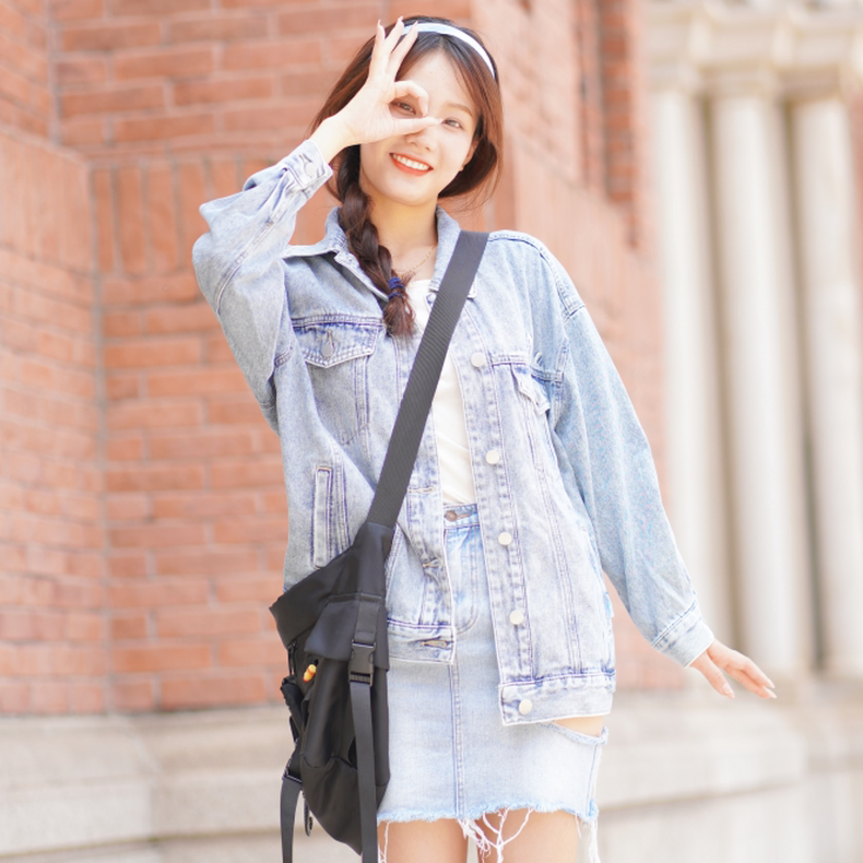 24格时尚圈|森马蓝精灵牛仔外套:让你时尚感满满