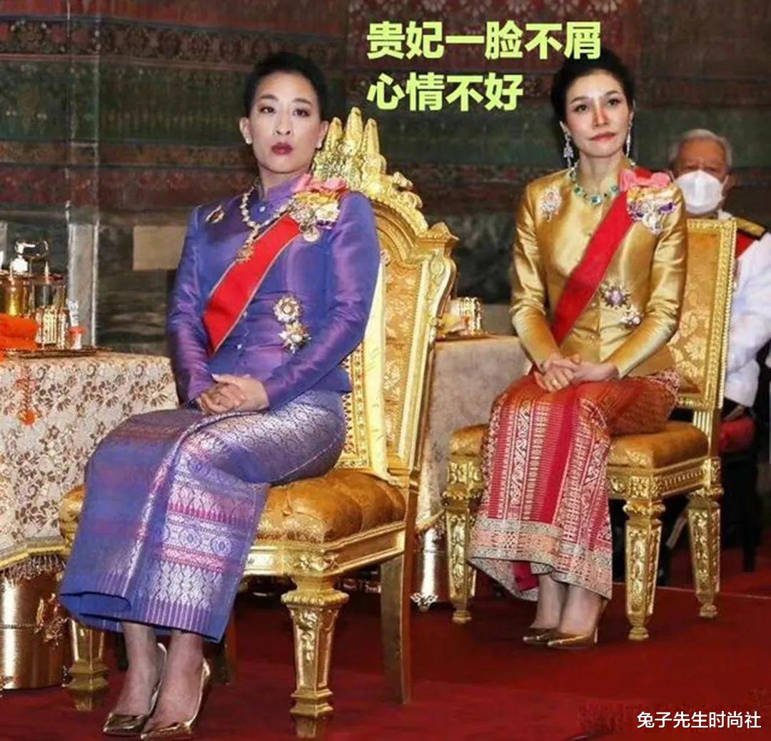 兔子先生时尚社 贵妃公务时底气不足,佩戴大量珠宝首饰,苏提达用勋章四两拔千斤