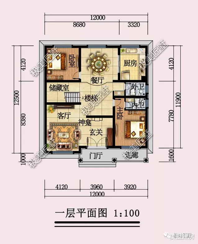12×12.5米，三层欧式豪华大别墅，轻奢精美，高端大气！