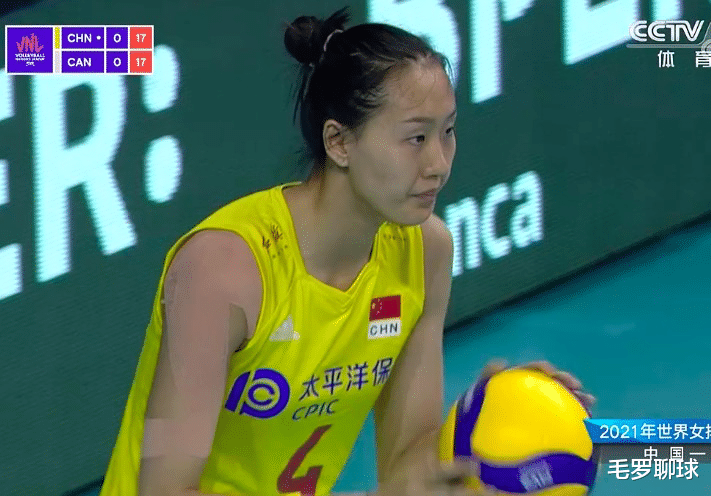 中国队|中国女排第2局25-21加拿大，开局5-0，拦网1-8，张常宁两局拿14分