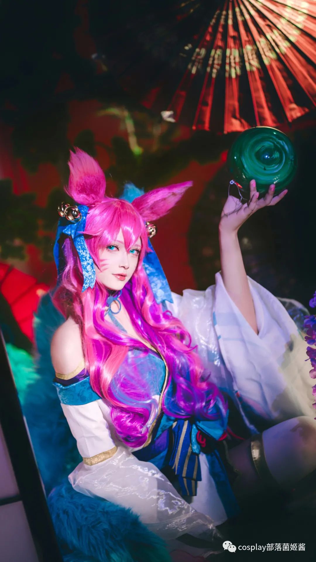 |cos：英雄联盟阿狸cos正片@樱了个乃