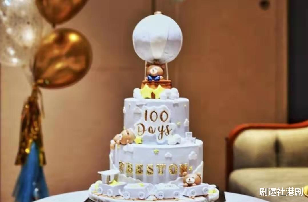 TVB|幸福一家三口！TVB知名女星儿子办百日宴，与爸爸同穿父子装超可爱