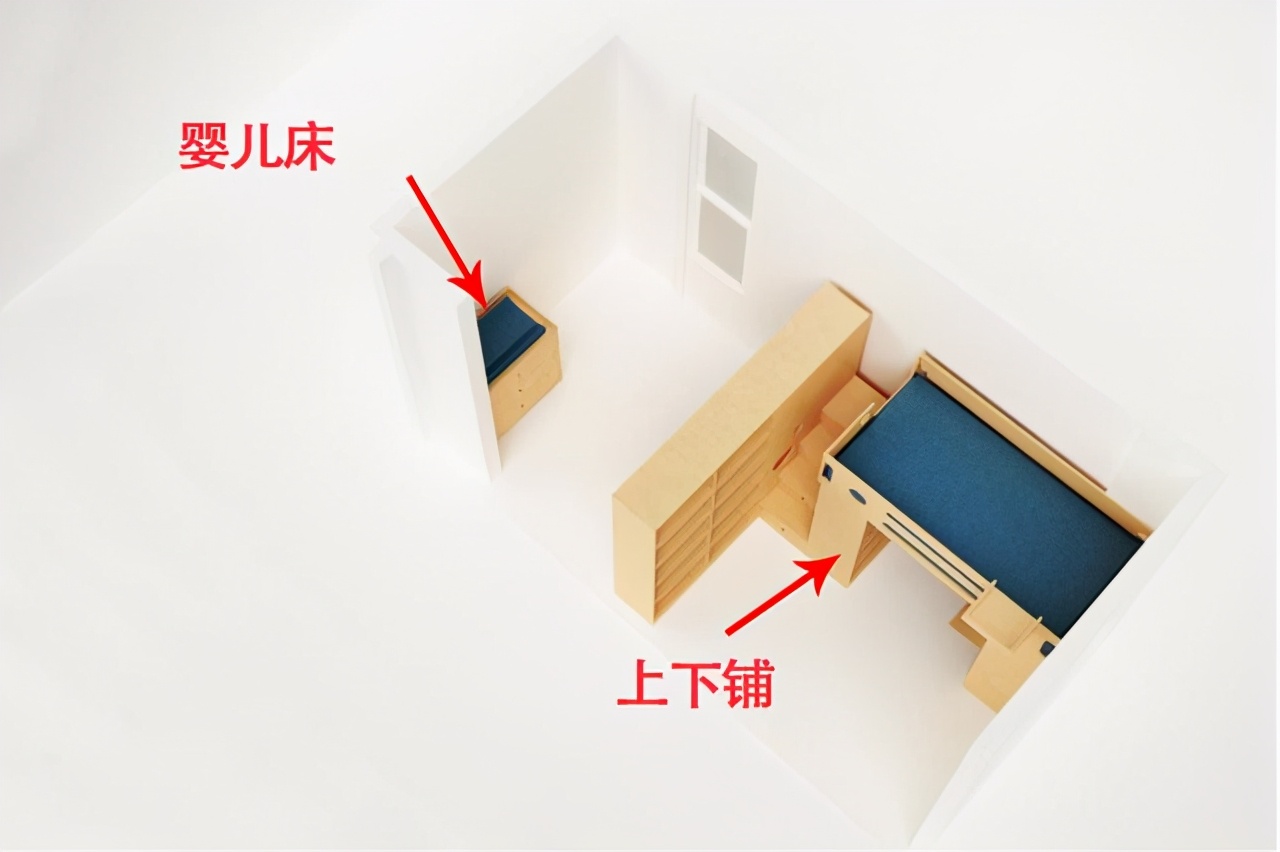 流行装修风格|二胎房间不够怎么办？一个书架就解决了，儿子女儿一人一间房