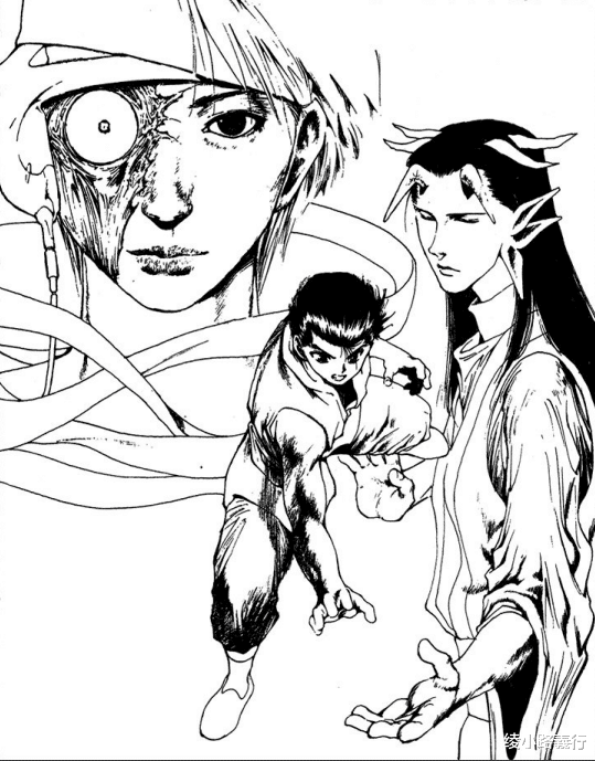 富坚义博|盘点麻将小王子富坚义博80后人气漫画《幽游白书》中的偷懒瞬间