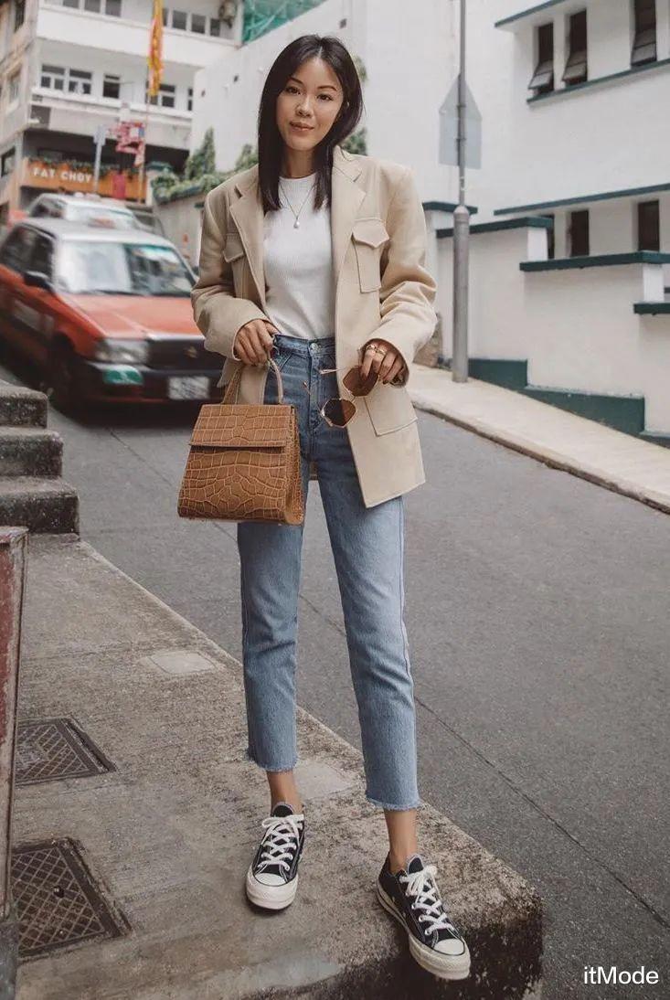 itMode|九分裤+平底鞋，才是早秋最潮搭配！