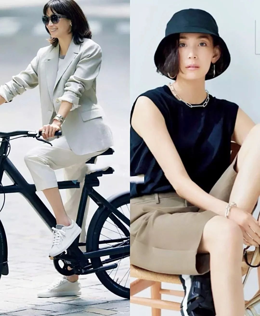 虎哥说衣不二|40岁要懂得收敛，日系熟女们钟爱的“减法搭配”，谁穿谁好看