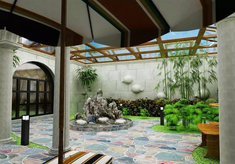 |现在流行把院子建到地下，下沉式高低落差的巧妙布局，创意十足！